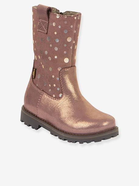 Girls' MAXINE TEX FRODDO boots blush+bordeaux red 