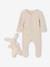2-Piece Set for Newborns: Jumpsuit + Beanie marl beige 