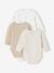 Set of 3 Items for Newborns: 1 Sleepsuit + 2 Bodysuits ecru 