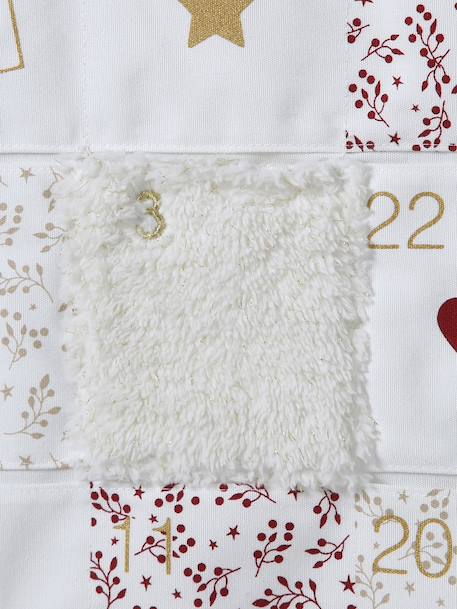 Sherpa Reindeer Advent Calendar golden beige 