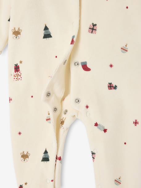 3-Piece Christmas Set for Newborns ecru 