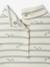 Pack of 2 Bodysuits in Interlock, 1 Striped + 1 Plain, for Newborns beige 