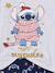 Girls' Disney LILO & STITCH Christmas pyjamas navy blue 