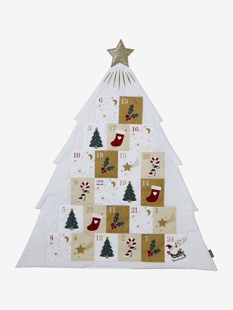 White Fir Advent Calendar white 
