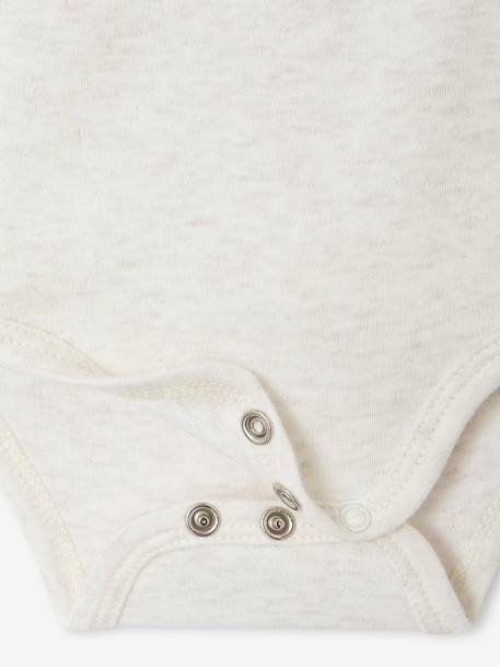 Set of 3 Items for Newborns: 1 Sleepsuit + 2 Bodysuits ecru 