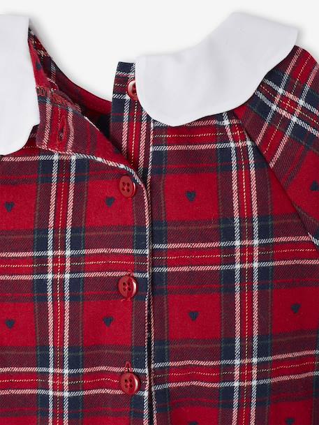 Christmas Ensemble for Babies: Romper & Tights, Vertbaudet x ENVIE Collab. red 
