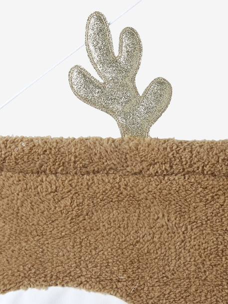 Sherpa Reindeer Advent Calendar golden beige 
