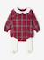 Christmas Ensemble for Babies: Romper & Tights, Vertbaudet x ENVIE Collab. red 