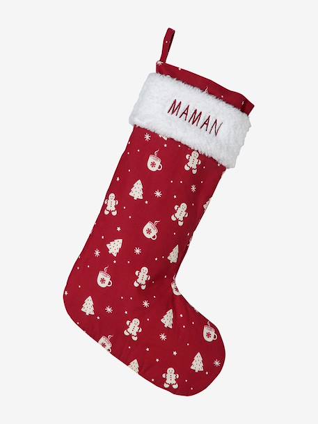 Pack of 3 Christmas socks red 