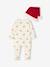 Footed Jumpsuit & Beanie Combo, Christmas Capsule Collection ecru 