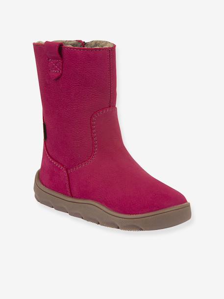 Barefoot boots for girls BAREFOOT ZERU TEX FRODDO blush+fuchsia 