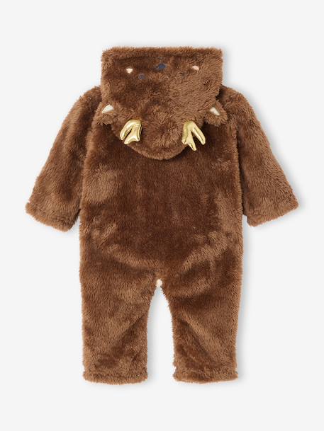 Reindeer Onesie for Newborns pecan nut 