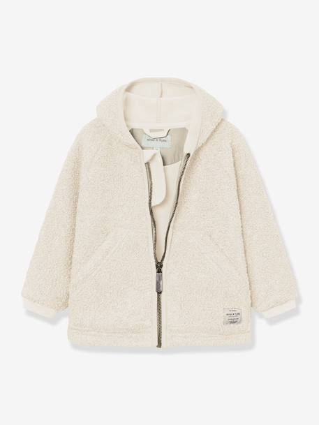 Teddy fleece jacket MATLIFF for children MINI A TURE ecru 