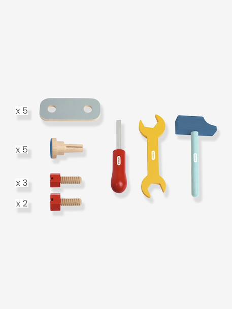 The Bricotoo DJECO workbench yellow 