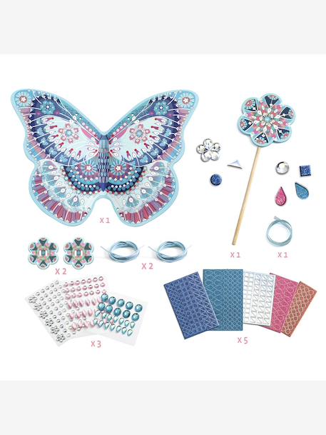 Like a Fairy Wing & Wand Creative Kit, DJECO blue 