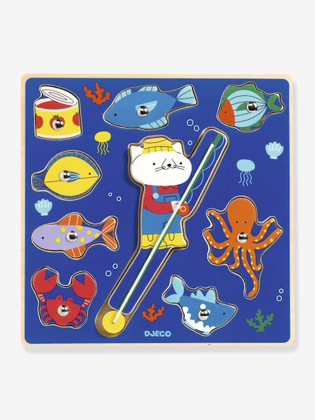 Puzz & Fish Colour Puzzle, DJECO deep blue 