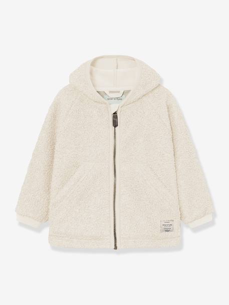 Teddy fleece jacket MATLIFF for children MINI A TURE ecru 