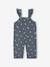 Printed Twill Dungarees for Babies slate grey 