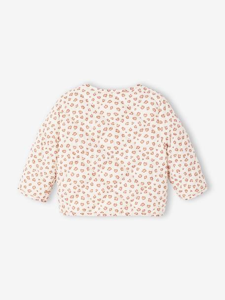 Parka + lightweight jacket 3-in-1 for babies old rose+olive 