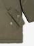 Parka + lightweight jacket 3-in-1 for babies old rose+olive 