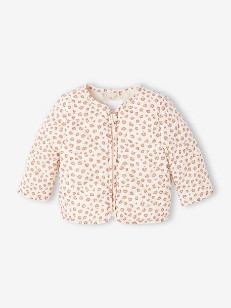 Parka + lightweight jacket 3-in-1 for babies old rose+olive 