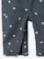 Printed Twill Dungarees for Babies slate grey 