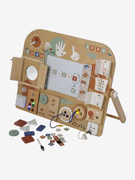 FSC® wooden multi-activity learning board wood 