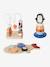 Trio of BANQUISE wooden toys in FSC® wood white 