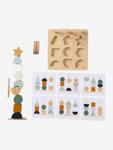 3-in-1 Bead Puzzle in FSC® Wood, TANZANIA wood 