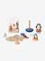 Trio of BANQUISE wooden toys in FSC® wood white 