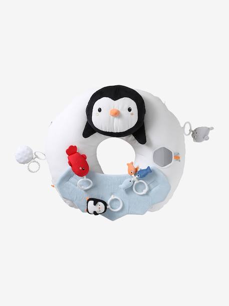 Cushion for Babies, Designed for Discovery ecru+Enchanted Forest+Pink World+red+white 