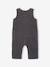 Corduroy sleepsuit for babies anthracite 