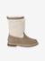 Zip-Up Faux-Fur Lined Boots for Girls taupe 