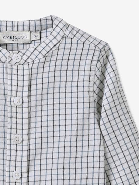 Tattersall checks shirt for babies CYRILLUS multicoloured 