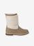 Zip-Up Faux-Fur Lined Boots for Girls taupe 