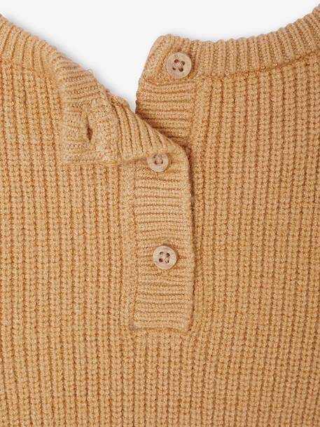 Set of 3 baby items: 2-in-1 jumper + short + scarf terracotta 