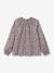 Blouse for Girls in Liberty Meadow Fabric, CYRILLUS rose 