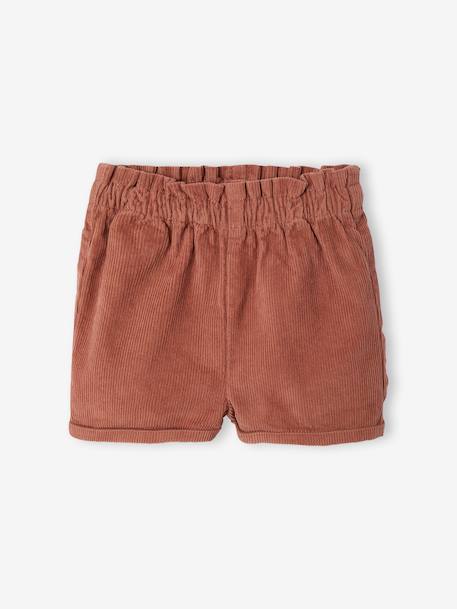 Set of 3 baby items: 2-in-1 jumper + short + scarf terracotta 