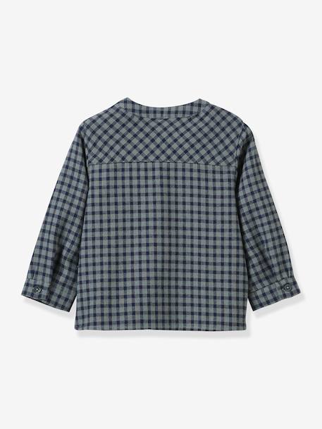 Chequered Shirt for Babies, CYRILLUS multicoloured 