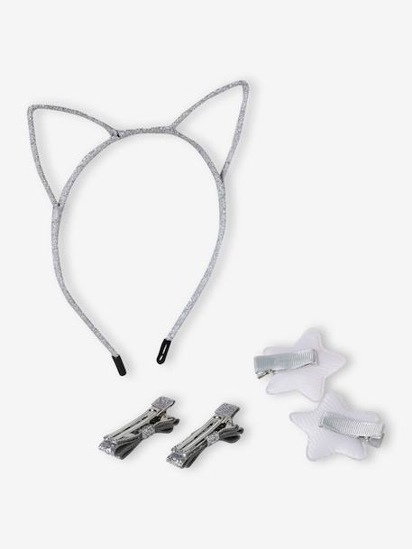 Set of Hair Accessories silver 
