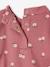 Printed long-sleeved baby t-shirt marl beige+old rose 