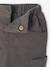 Lined Corduroy Combat Trousers for Babies anthracite+khaki 