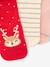 Pack of 3 Pairs of Christmas Socks for Babies rosy 