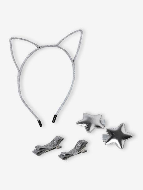 Set of Hair Accessories silver 
