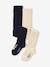 Pack of 2 pairs of Christmas tights for baby girls navy blue 