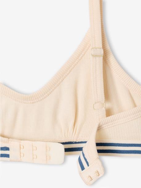 Pack of 3 Plain Bras for Girls, Jonen ecru 
