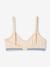 Pack of 3 Plain Bras for Girls, Jonen ecru 