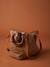 FAMILY pet carrier bag printed brown 