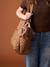 FAMILY pet carrier bag printed brown 