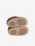 Elasticated, Lined Slippers in Soft Leather for Babies set brown 
